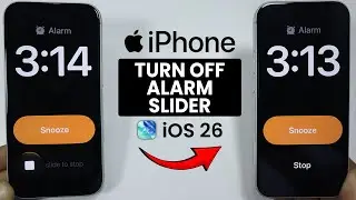 [iOS 26] How to Turn Off Alarm Slider on iPhone - Remove Slide to Stop