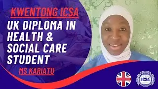 Real Voices, Real Stories: Ms. Karia Maria Samura's Inspiring Journey as a UK Health Diploma Student