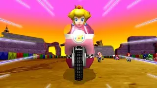 Mario Kart Wii - Custom Tracks CTGP Sunset Cup 150cc (Peach Gameplay)