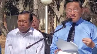 Hwm Vaj, Hmong Rights Activist protest US deportation of Hmong