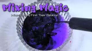 Alchemy Gone Wild! Triple-Stream Color Witchcraft Creates Hypnotic Nebula in Liquid Canvas! #asmr