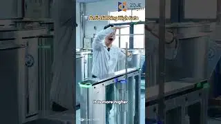 High Arm Speed Gate! #turnstile #turnstilegate #speedgate #securitygate #pedestrians