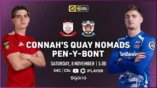 FULL MATCH: Connah's Quay Nomads v Pen-y-bont | JD Cymru Premier | English Commentary