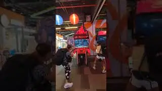 After paragliding & flyboard just for fun inside mall with  Marites  group friends