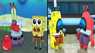 Spongebob VS Among Us (we're not talking about this)