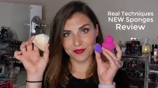 Real Techniques NEW Sponges Review (Diamond, Mini, and Contour) | Bailey B.