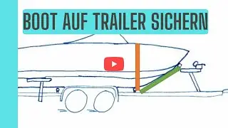 Boot auf Trailer richtig sichern