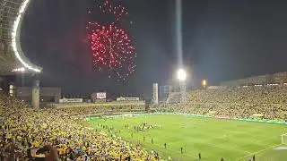 Final del partido de La Union Deportiva Las Palmas celebrando el ascenso 2023