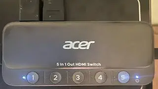 Как добавить дополнительный HDMI-порт к телевизору с помощью HDMI-переключателя ACER 5-1 OUT