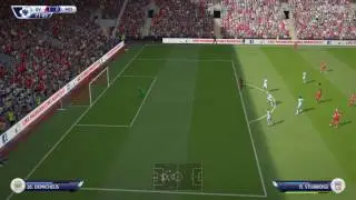 FIFA 15 DEMO Creating space for goal from outside the box