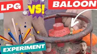 GAS CYLINDER  V/S  BALLOON  \\ #experiment // #trending \\#new
