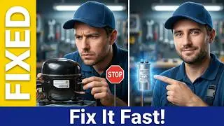❄️ Refrigerator Compressor Starts Then Stops ⚡ Causes of Failure & Complete Fix Guide 🔧