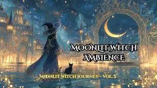 《Vol.5》 Moonlit Witch&rsquo;s Journey 🌙  Relaxing Fantasy Instrumental Music 🌙  Crystal City Moon Voyage