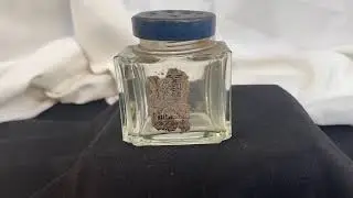 Antique Roja Brillantine Clear Glass Bottle, France