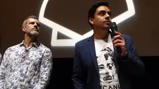 JAYRO BUSTAMANTE recibiendo el Sebastiane Latino 2019