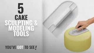 Top 10 Cake Sculpting & Modeling Tools [2018]: Fondant Smoothing Tool Cake Decorate Smoother