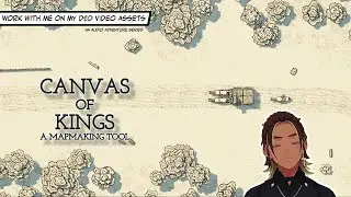 【Work and Chill】 I'm making map sets for my D&D series.