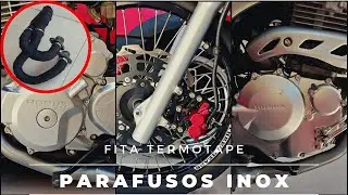 PARAFUSOS INOX PRA FALCON - FITA TERMOTAPE ESCAPAMENTO