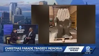 Parade memorial sculpted by TV host, artist with Waukesha roots