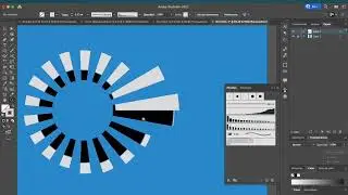 How to create a radial column chart? It’s easy, only using illustrator 👍🏻