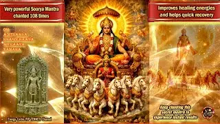 Very powerful Soorya Mantra that helps fast recovery and builds healing energies
