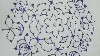 17*9dots#Sankranthimuggulu#Pongalmuggulu#rangoli#muggulu#longmuggulu#special festivalmuggulu#art