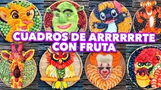 Cuadros de ARTE perrón con fruta 🍇🍓🍉🍊🥝 - EXPECTATIVA/REALIDAD.