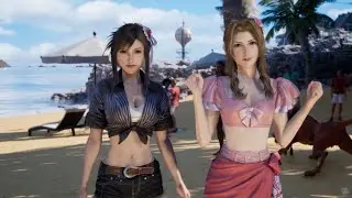 Final Fantasy 7 Rebirth - Full Costa Del Sol Beach Cutscene