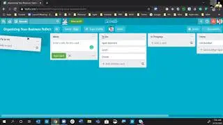Organizing your work with a simple online tool (Trello)