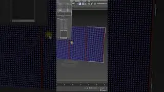 Theater drapes and stage curtains 3ds MAX | CLOTH Modifier #shortsfeed #3dsmax #viral #shorts