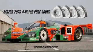 4-ROTOR WANKEL ENGINE TEST RUN | Engine Simulator