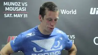Post-Fight Scrum with Magnus Cedenblad at UFC in Berlin