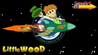 Speed-art: ChoochoosGaming Starbound Intro w/ Redskyruler