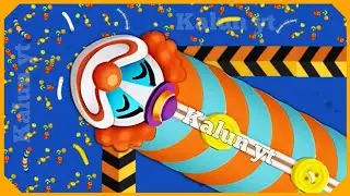 🐍WORMSZONE.IO | Giant Slither Snake Top 01 🏆 | Epic Worms Zone Biggest Snake Gameplay! | Kalun yt