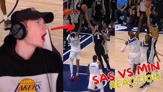 Reacting to Spurs vs Timberwolves Regular Season Game!