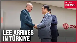 President Lee arrives in T&uuml;rkiye for two-day state visit