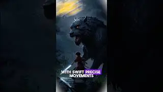 Hiro vs the beast. (Classic monster film vibe)