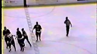 Medicine Hat Tigers vs Red Deer Rebels WHL Line Brawl Nov 20/92