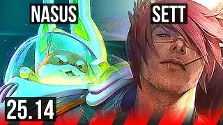 NASUS vs SETT (TOP) | EUW Master | 25.14