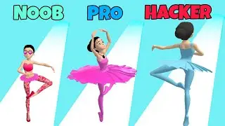 NOOB vs PRO vs HACKER in Battle Ballet