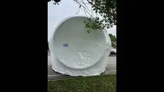 VCI shrink film for wind power hub #hub #windpower #corrosionprotection