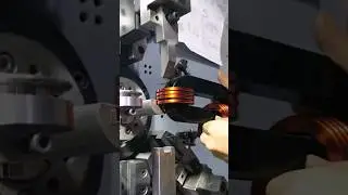 Flat Wire Coil are made into Magnetic Ring Inductors
