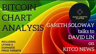 #BITCOIN CHART ANALYSIS inc UPSIDE & DOWNSIDE TARGETS GARETH SOLOWAY with DAVID LIN on KITCO NEWS