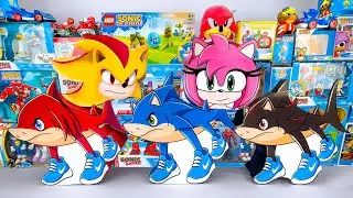 Sonic the Hedgehog toy collection unboxing 🌀 Super Sonic, Rose, Shark