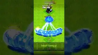 Single Electro Owl + 10 Clone Spell Vs All Level Air Defences in COC #shorts #clashofclans