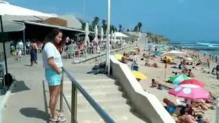 Praia de São Pedro do Estoril em Portugal