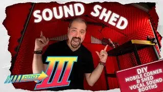 Звуковые кабинки своими руками. ЧАСТЬ III Sound Shed ЛУЧШАЯ аудиокабина для озвучки 🎙
