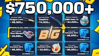 THIS $750,000+ CSGO UNBOXING WAS F*CKING INSANE… THE MOST I HAVE EVER UNBOXED!!