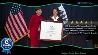 Percival Scientific Receives E-Award for Exports