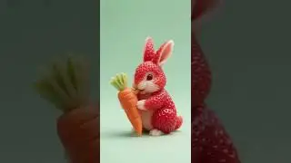 Various animal scenes made of strawberries, #creative #creativeworks #creativehandmadeDIY #animalize